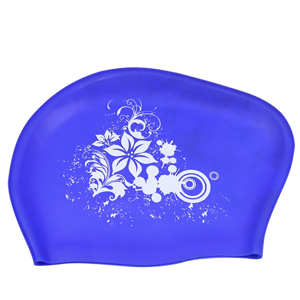 thumbnail image 2 of Gorro De Natación Impermeable De Silicona Para Piscina Para Mujeres Adultas Con Cabello Largo, 2 of 2